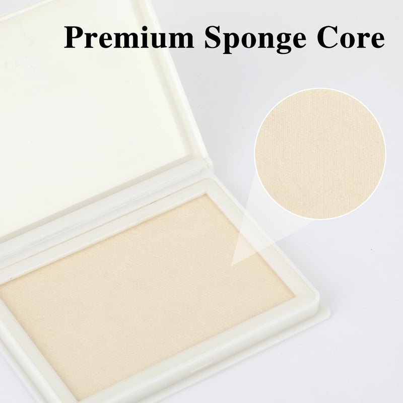 Hoiny Dry Stamp Pad, 4 x 2.5 Inch Premium Quality Ink Pad for Stamps, All-Purpose Felt Pad for Office and Crafting, Works with Rubber and Clear Stamps - Image 3